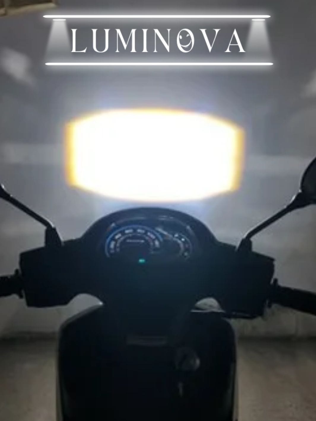 Phare moto led adaptable